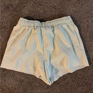 DSG Light Green Cotton-Blend Shorts